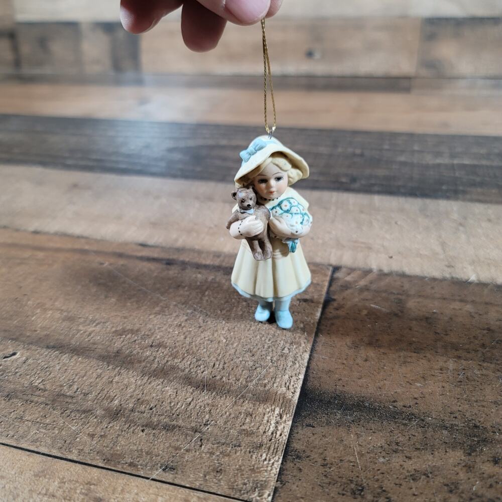 Vintage 1988 Jan Hagara Limited Edition Christmas Ornament Meg